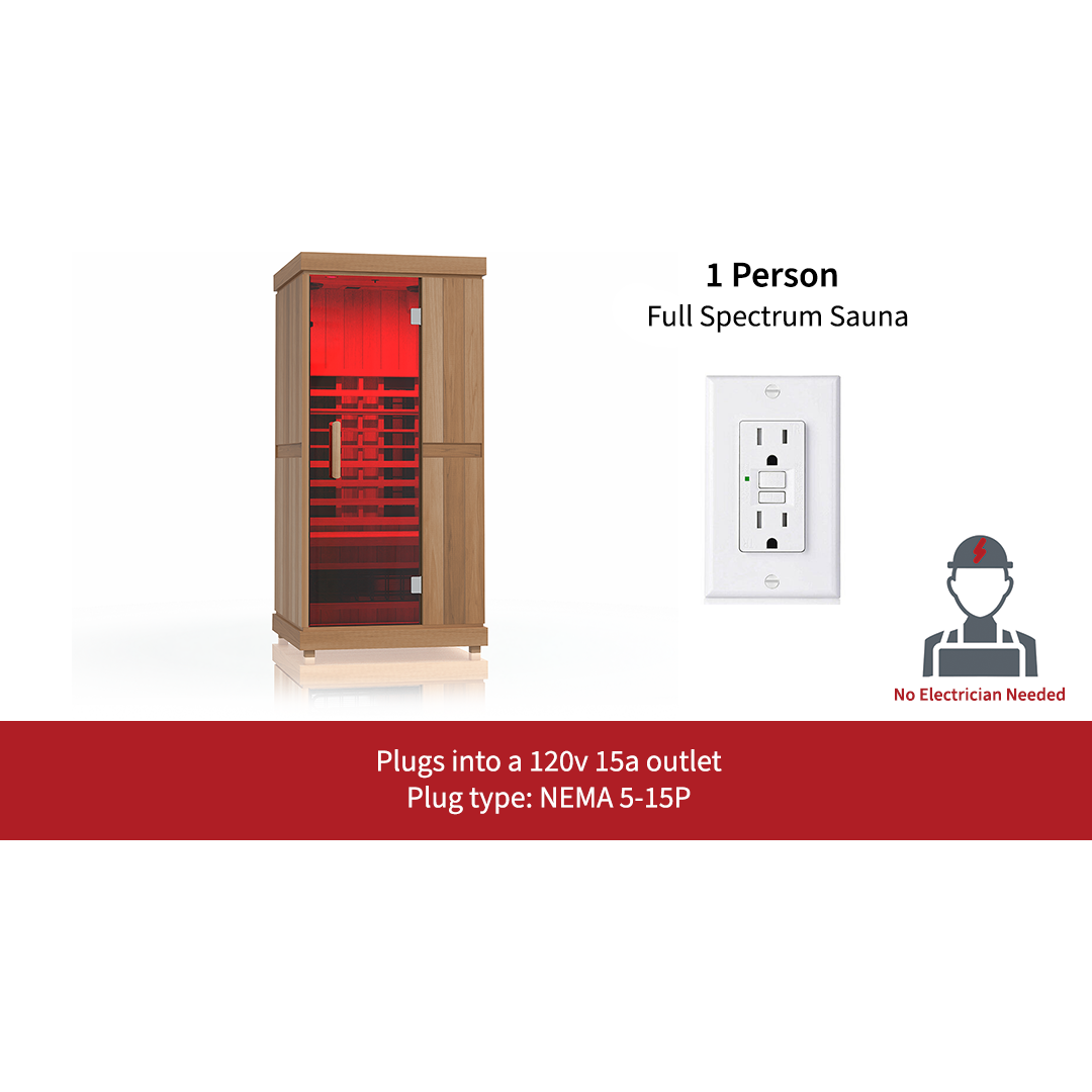 Finnmark FD-1 Full-Spectrum Infrared Sauna - 1 Person