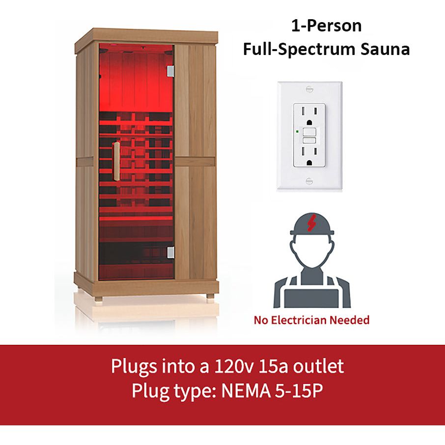 Finnmark FD-1 Full-Spectrum Infrared Sauna - 1 Person