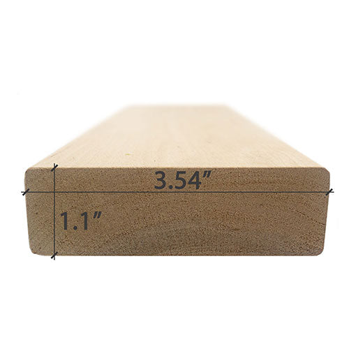 Alder 2x4 S4SEE SHP