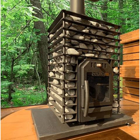 Cozy Heat Wood Burning Sauna Heaters Cozy Heat Quattro Sauna Stove