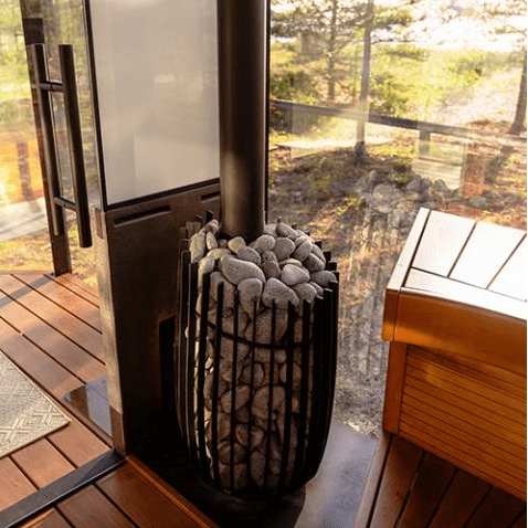 Cozy Heat Wood Burning Sauna Heaters Cozy Heat SW Thru-Wall Sauna Stove