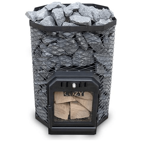 Cozy Heat Wood Burning Sauna Heaters Cozy Heat Thru-Wall Sauna Heater