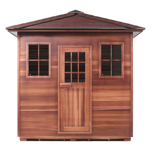 Enlighten Sauna Traditional Sauna Peak roof MoonLight - 8 Person Traditional