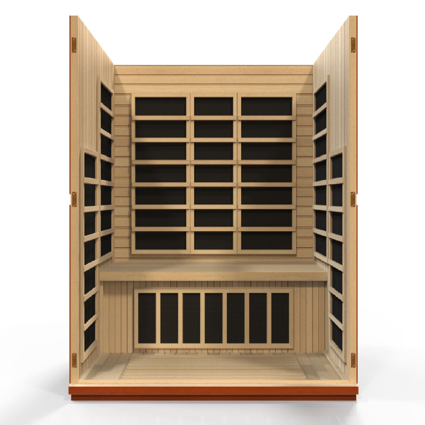 Golden Designs Sauna Golden Designs Dynamic Low EMF Far Infrared 3 Person Sauna, Bellagio Edition
