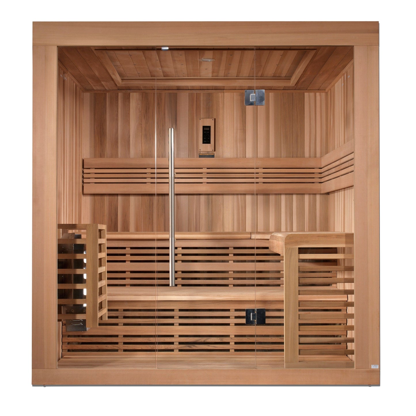 Golden Designs Sauna Golden Designs "Osla Edition" 6 Person Traditional Steam Sauna Canadian Red Cedar