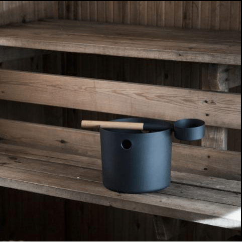 KOLO Sauna Accessories Black KOLO Bucket+Ladle