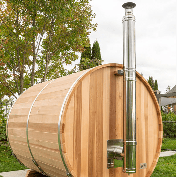 Leisurecraft Wood Burning Heater Components Separate Leisurecraft Chimney & Heat Shield Set For Out the Back Wall