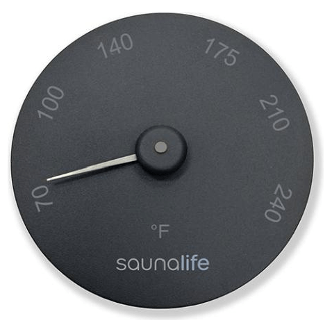 SaunaLife Sauna Accessories Black SaunaLife SaunaGear Thermometer