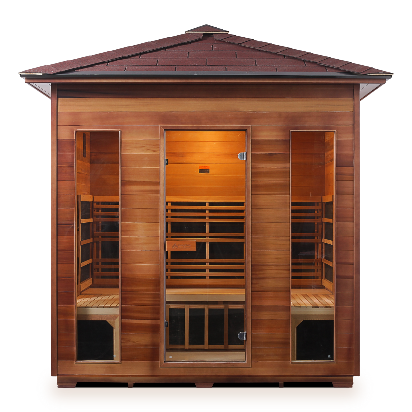 Enlighten Sauna - RUSTIC 5 Full Spectrum Infrared Indoor or Outdoor Sauna