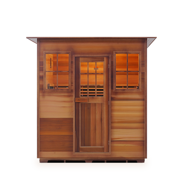 Enlighten Sauna - SIERRA 4 Full Spectrum Infrared Indoor/Outdoor/Corner Sauna