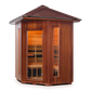 Enlighten Sauna - RUSTIC 4 Full Spectrum Infrared Indoor/Outdoor/Corner Sauna