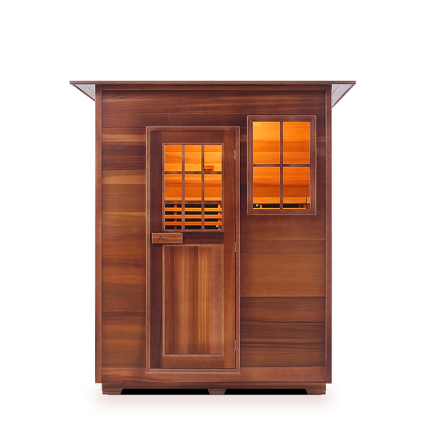 Enlighten Sauna - SIERRA 3 Full Spectrum Infrared Indoor or Outdoor Sauna