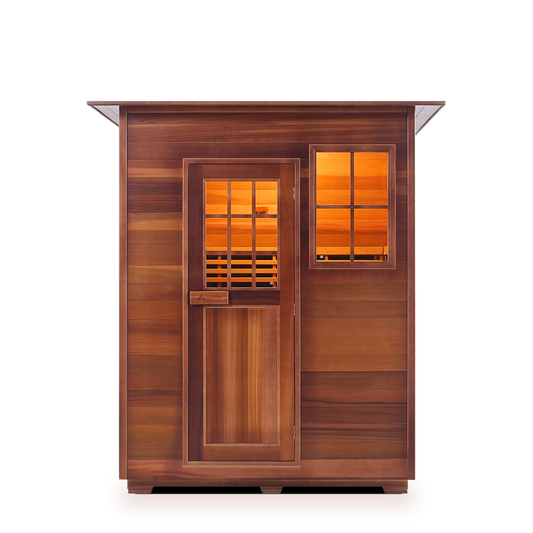 Enlighten Sauna - Sapphire 3 Hybrid Indoor or Outdoor Sauna