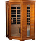 Golden Designs Dynamic Heming Elite 2-person Corner Ultra Low EMF FAR Infrared Sauna