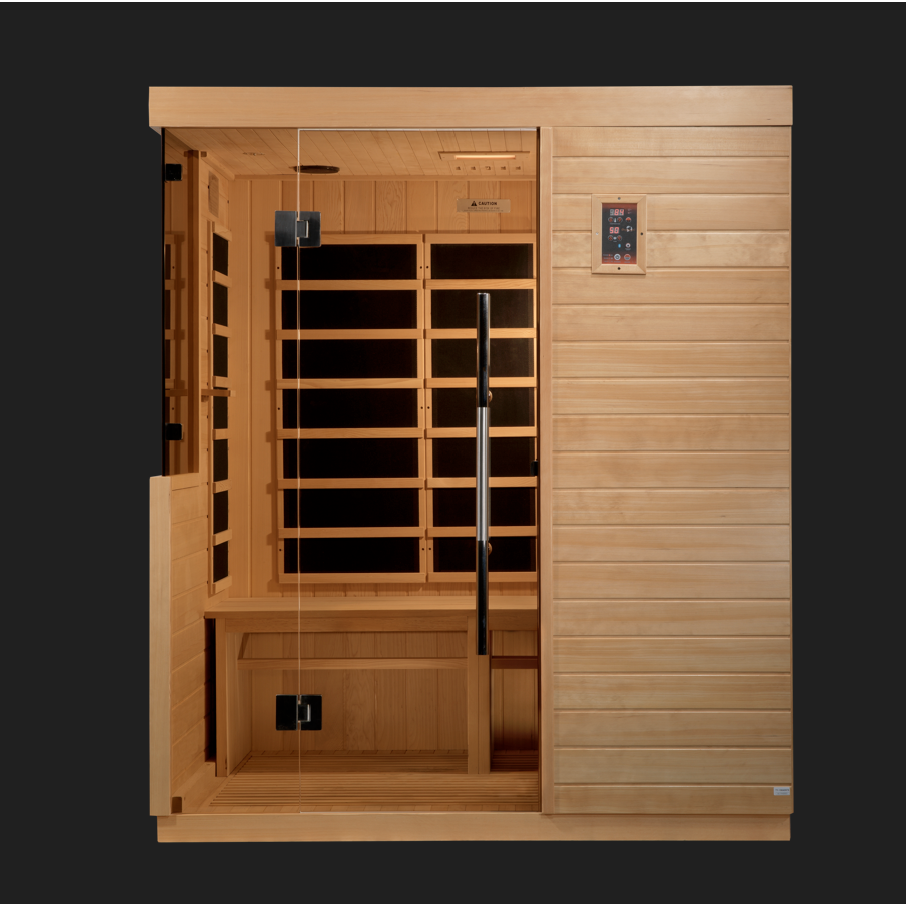 Golden Designs Bilbao 3 Person Ultra Low EMF FAR Infrared Sauna