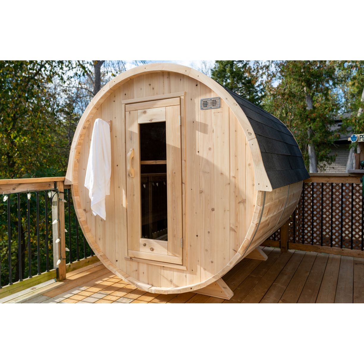 Leisurecraft CT Harmony Barrel Sauna - 2-4 Person