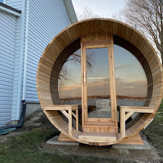 Leisurecraft Tranquility MP Barrel Sauna - 6 Person