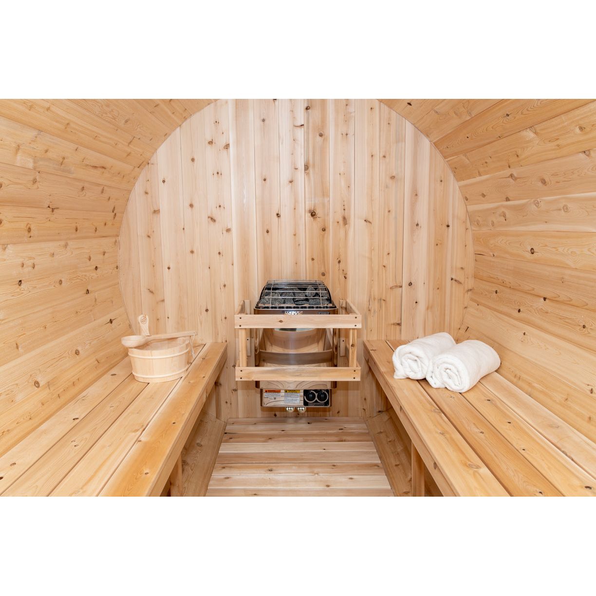 Leisurecraft CT Tranquility Barrel Sauna - 8 Person