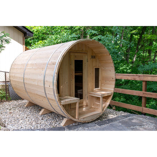 Leisurecraft CT Tranquility Barrel Sauna - 8 Person