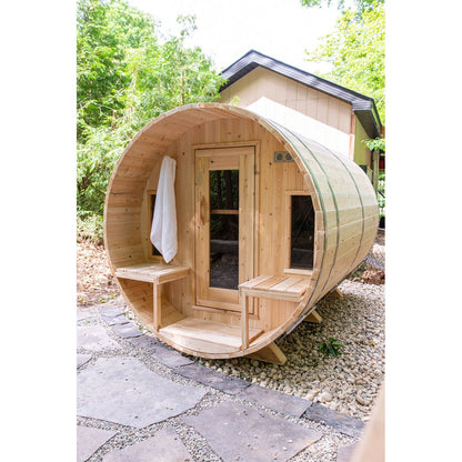 Leisurecraft CT Tranquility Barrel Sauna - 8 Person