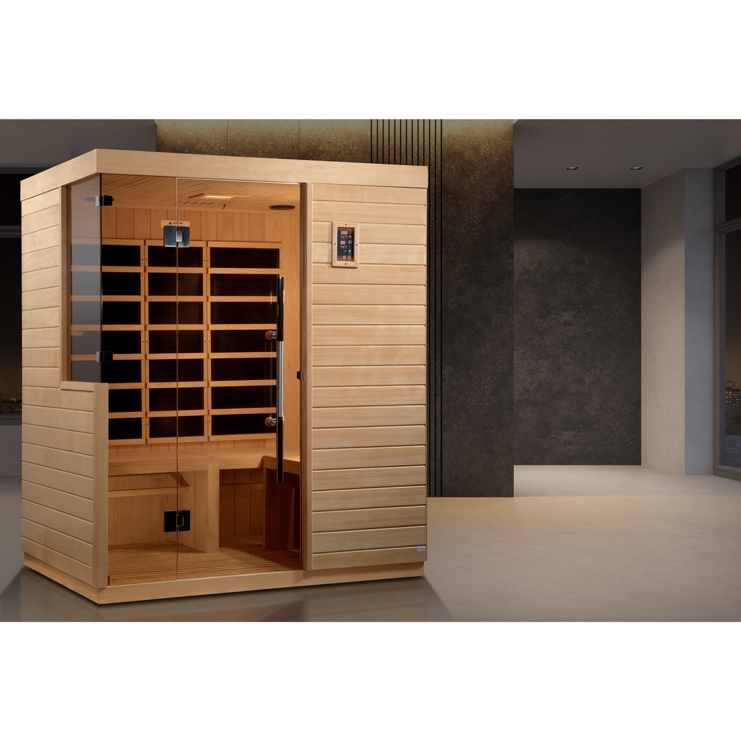 Golden Designs Bilbao 3 Person Ultra Low EMF FAR Infrared Sauna