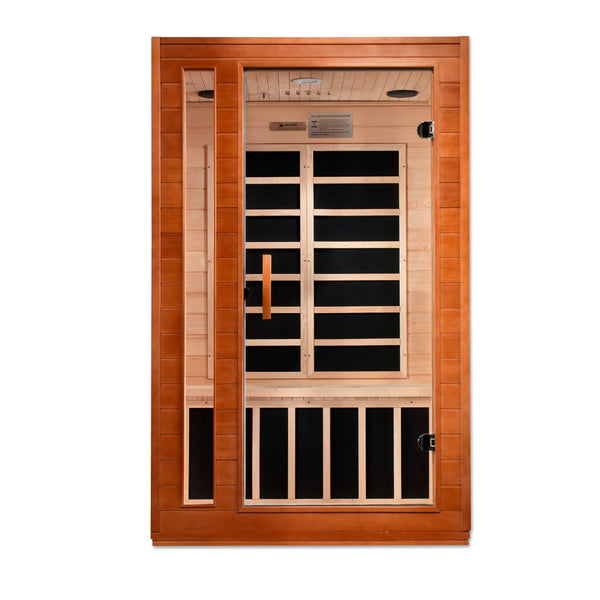 Golden Designs Cardoba 2 Person Ultra Low EMF FAR Infrared Sauna (New 2023 Model)