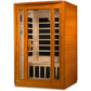 Golden Designs Dynamic San Marino Elite 2-person Ultra Low EMF FAR Infrared Sauna - Canadian Hemlock