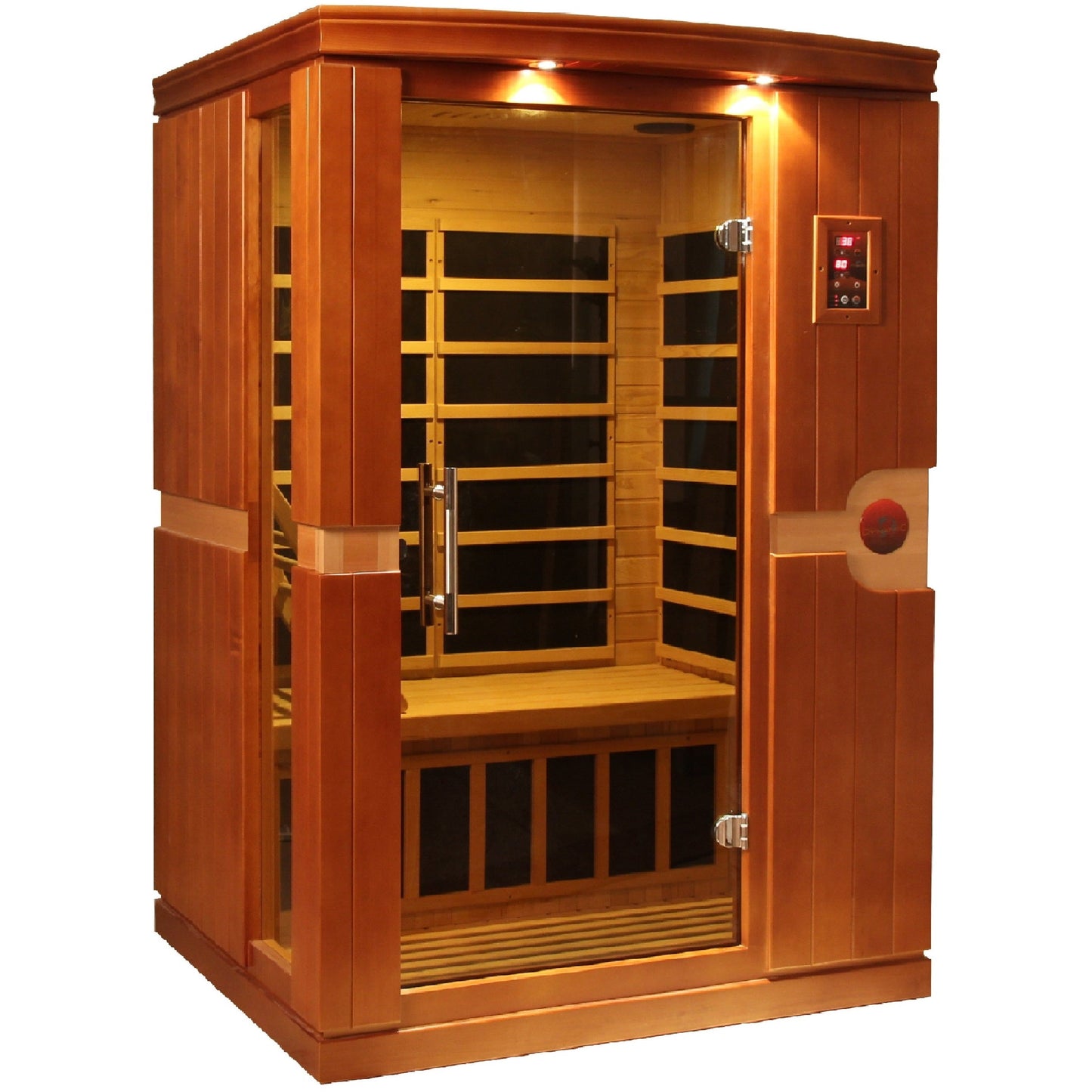 Golden Designs Dynamic Low EMF Far Infrared 2 Person Sauna, Venice Edition