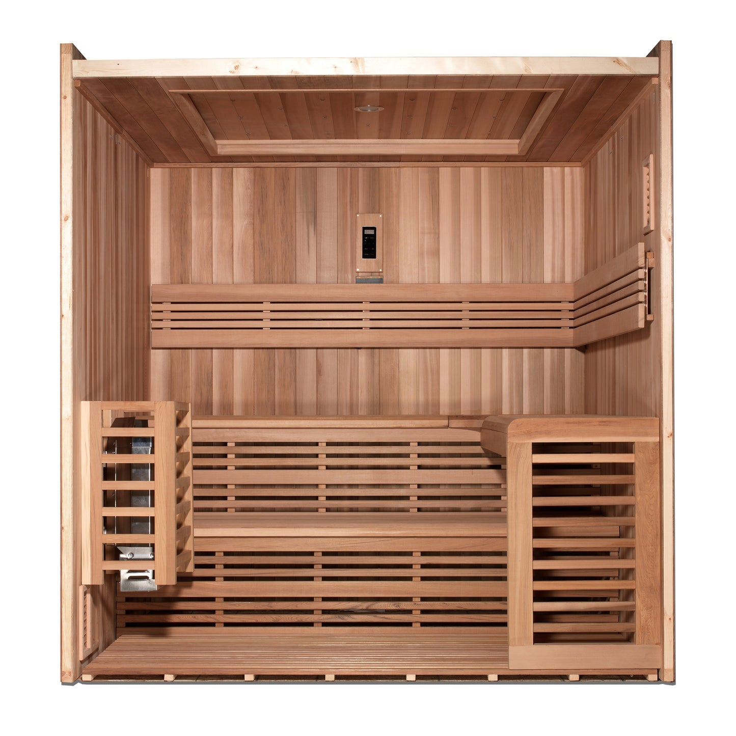 Golden Designs "Osla Edition" 6 Person Traditional Steam Sauna Canadian Red Cedar