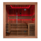 Golden Designs "Osla Edition" 6 Person Traditional Steam Sauna Canadian Red Cedar