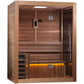 Golden Designs "Hanko Edition" 2-3 Person Traditional Steam Sauna - Canadian Red Cedar Interior