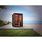 Golden Designs Nora 2 Person Outdoor-Indoor PureTech™ Hybrid Full Spectrum Sauna