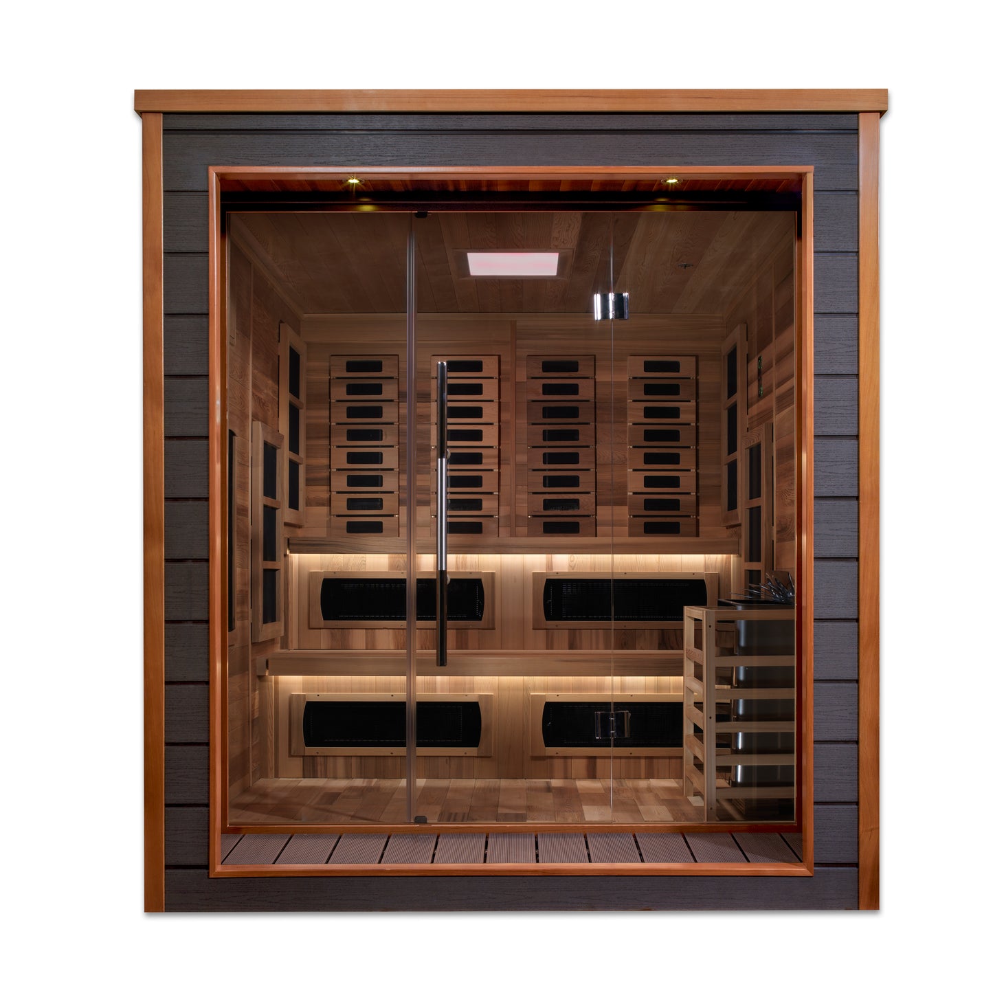 Golden Designs "Karlstad" 6 Person Outdoor-Indoor PureTech™ Hybrid Full Spectrum Sauna
