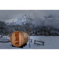 Golden Designs "St. Moritz" 2 Person Barrel Traditional Sauna - Pacific Cedar