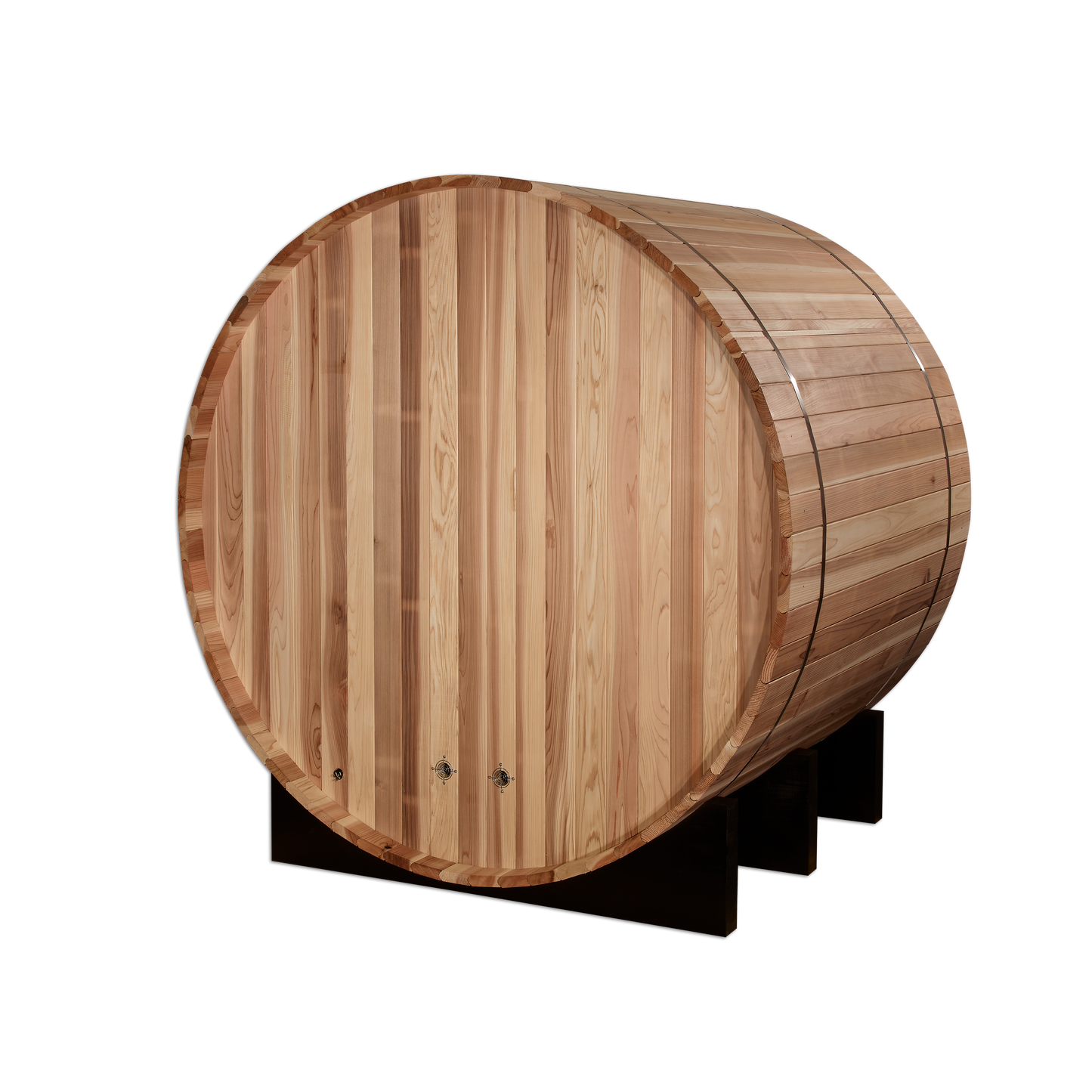 Golden Designs "St. Moritz" 2 Person Barrel Traditional Sauna - Pacific Cedar