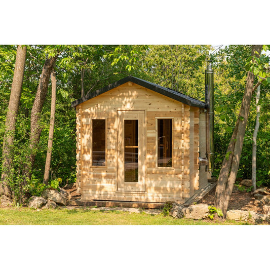 Leisurecraft CT Georgian Cabin Sauna with Changeroom 2-6 Person