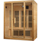 Golden Designs Maxxus "Bellevue" 3 person Low EMF FAR Infrared Sauna - Canadian Hemlock