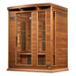 Golden Designs Maxxus "Montilemar Edition" 3 Person Near Zero EMF FAR Infrared Sauna - Canadian Red Cedar