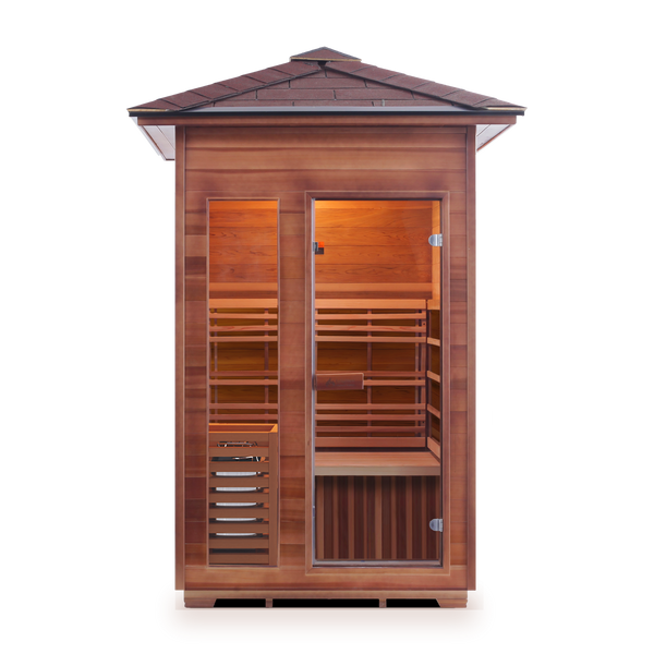 Enlighten Sauna - SunRise 2 Dry Traditional Indoor or Outdoor Sauna