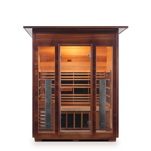 Enlighten Sauna - Diamond 3 Hybrid Indoor or Outdoor Sauna