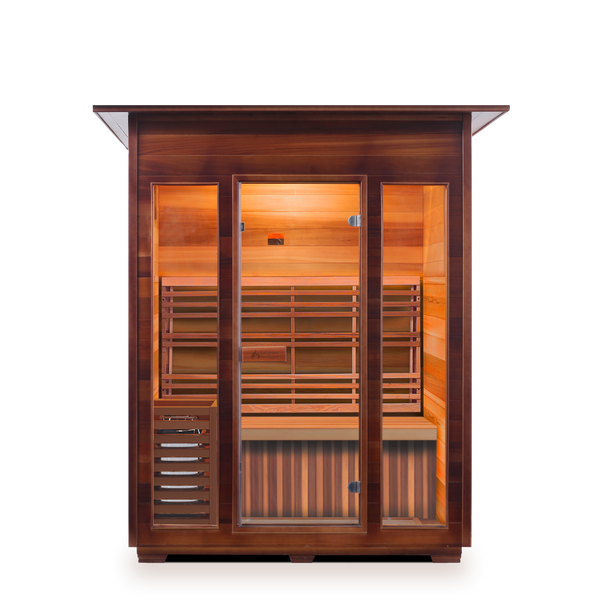 Enlighten Sauna - SunRise 3 Dry Traditional Indoor or Outdoor Sauna