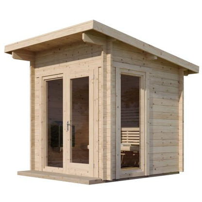 SaunaLife G4 Outdoor Home Sauna Kit - 6 Person