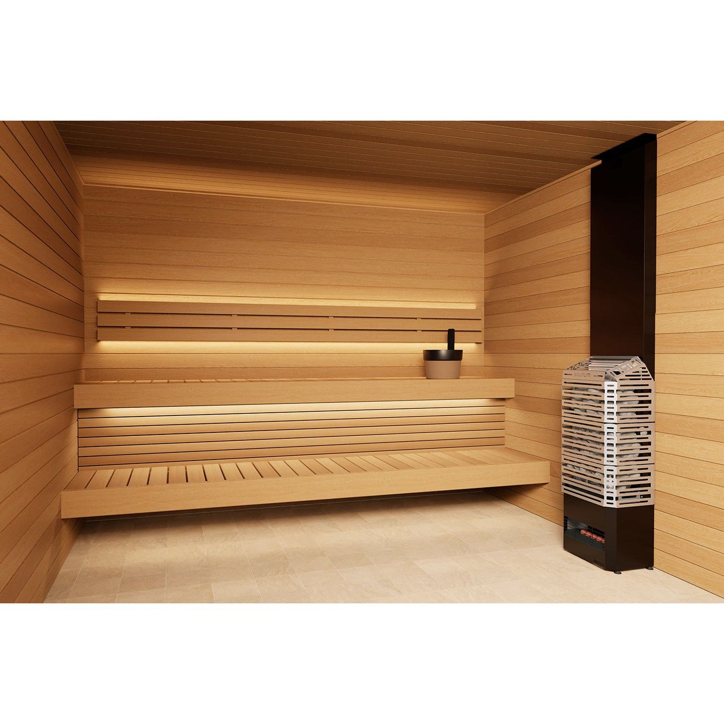 Saunum AIR 5 WiFi Sauna Heater Package