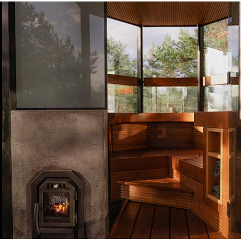 Cozy Heat OG Thru-Wall Sauna Stove