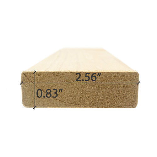 PROSAUNAS Alder 1x3 S4SEE SHP