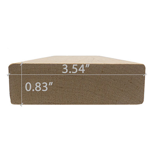 PROSAUNAS Alder 1x4 S4SEE SHP