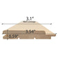 PROSAUNAS Alder 1x4 T&G STP