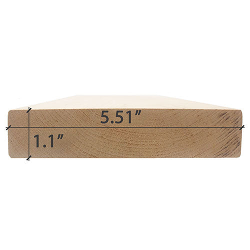 PROSAUNAS Alder 2x6 S4SEE SHP