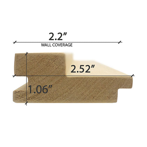 PROSAUNAS Alder Grace™ 2x3 T&G