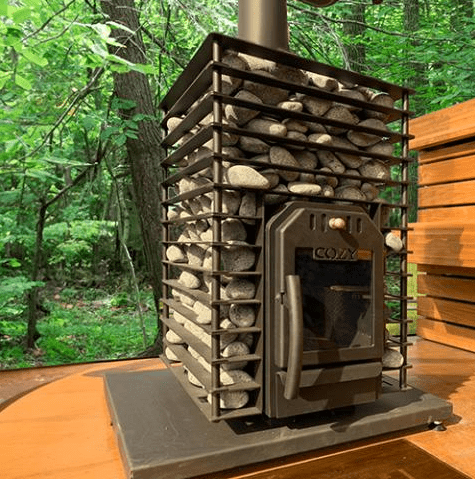 Cozy Heat Wood Burning Sauna Heaters Cozy Heat Quattro Sauna Stove